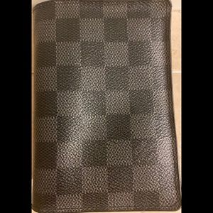 Louis Vuitton Damier Graphite Passport Cover.